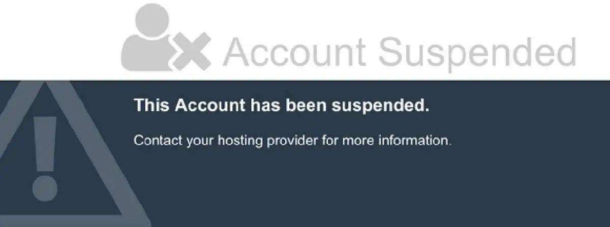 Account Suspended